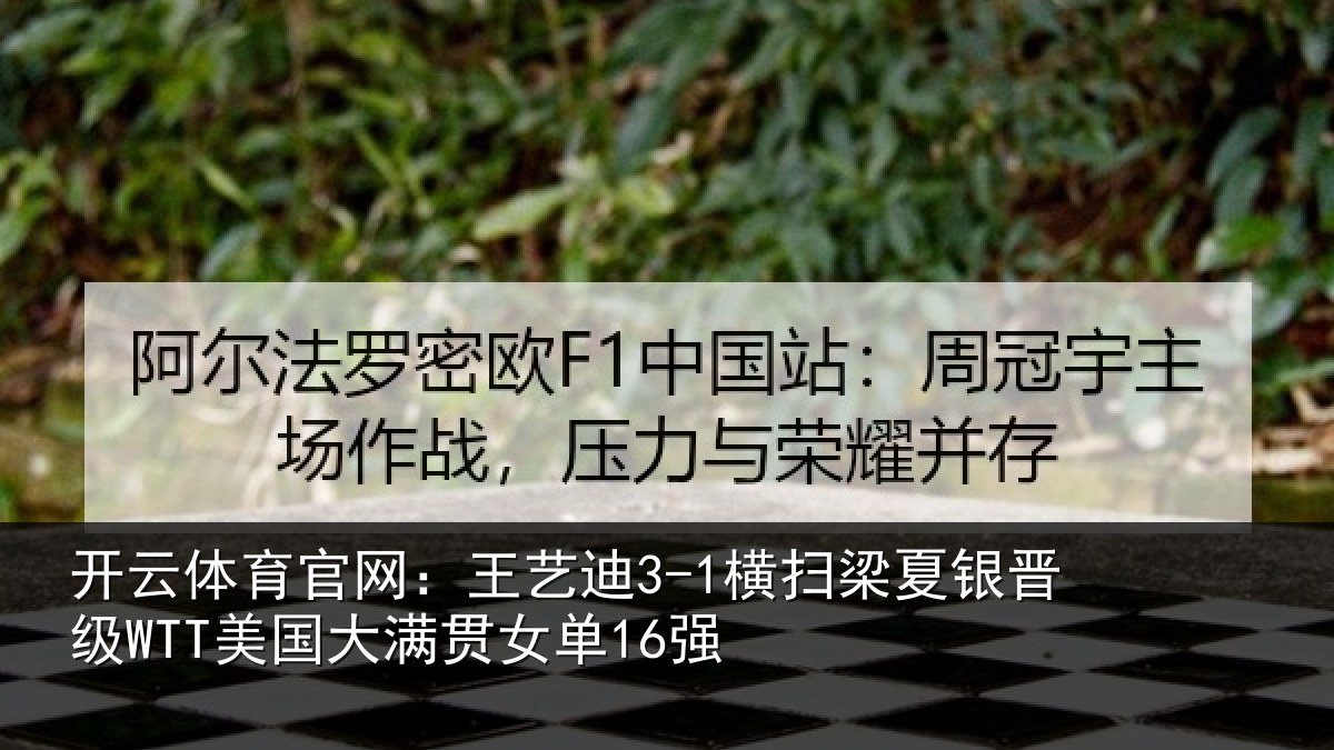 开云体育官网：王艺相关情况WTT美国大满贯女单16强